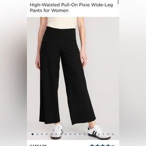 High Waisted Pixie Pull On Pants